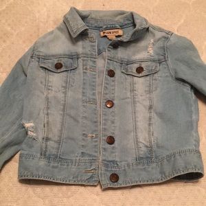Long sleeve jean jacket